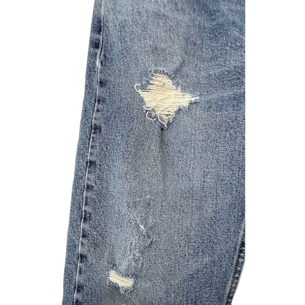 Wrangler Jeans Mens 32x30‎ Slim Tapered Distressed Medium Wash Denim - Picture 2 of 11